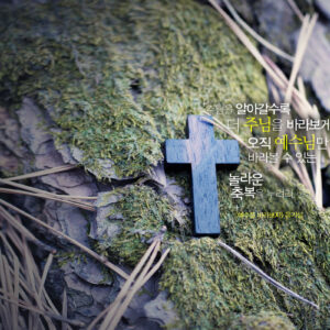 [말씀묵상] 믿음 만이 살길이다.