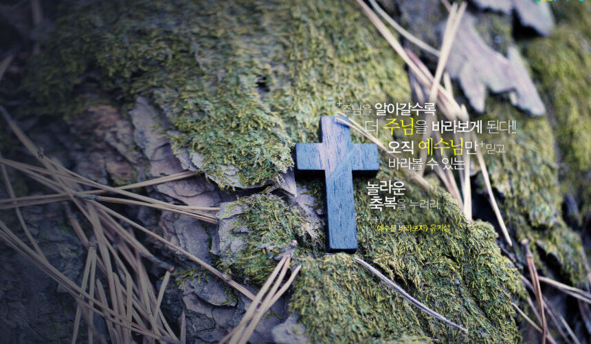 [말씀묵상] 믿음 만이 살길이다.