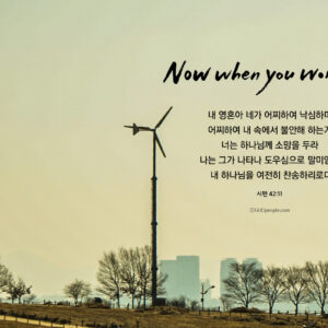 [말씀묵상] 하나님의 말씀을 청종하고 믿고 의지하라